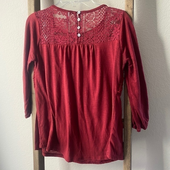 Xhiliration - Red quarter sleeve blouse - size s - Picture 1 of 2